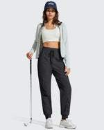 G4Free - Lightweight Ankle Cuffs Drawstring Track Pants -GF25D694BA-S