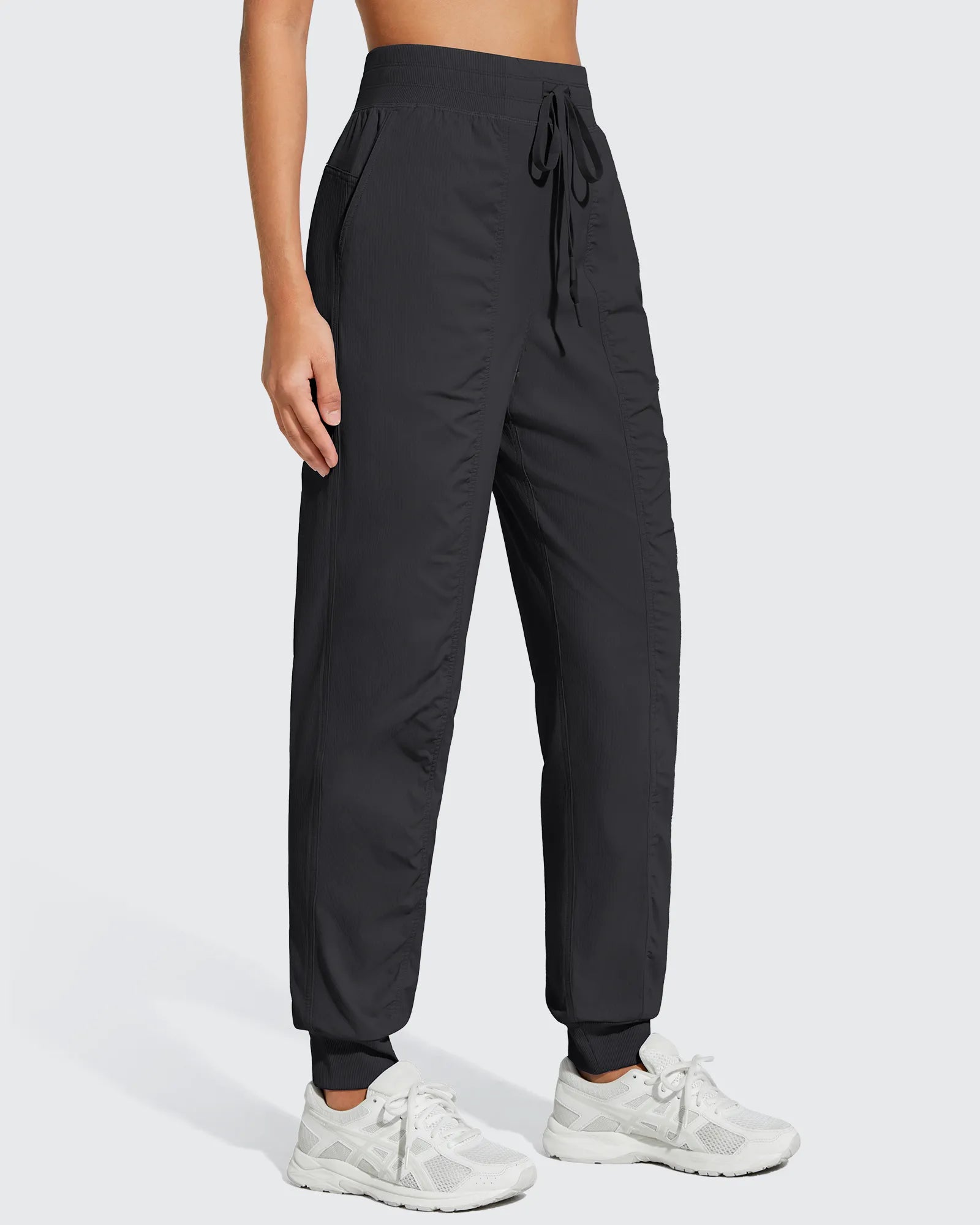 G4Free - Lightweight Ankle Cuffs Drawstring Track Pants -GF25D694BA-S