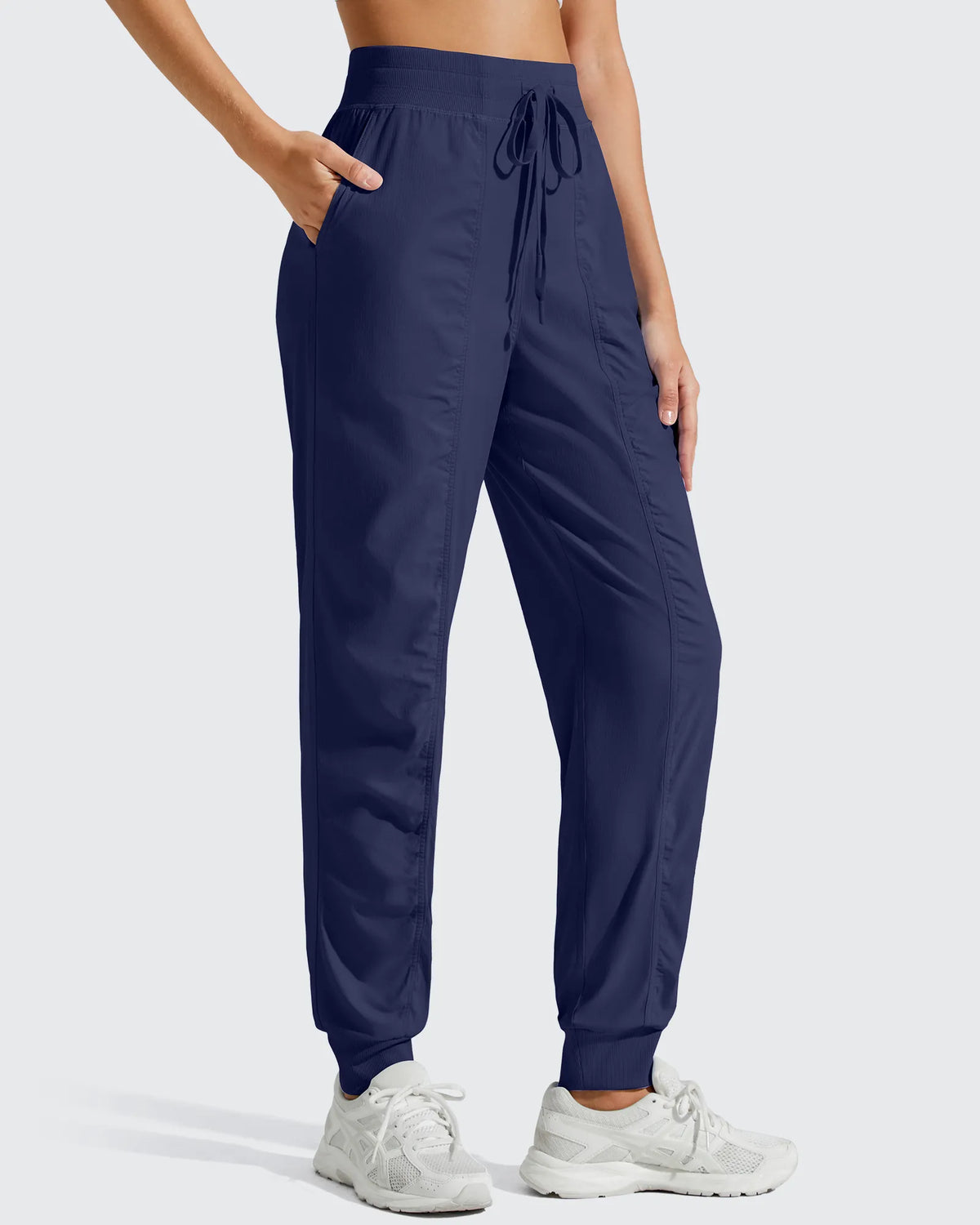 G4Free - Lightweight Ankle Cuffs Drawstring Track Pants -GF25D694BA-S
