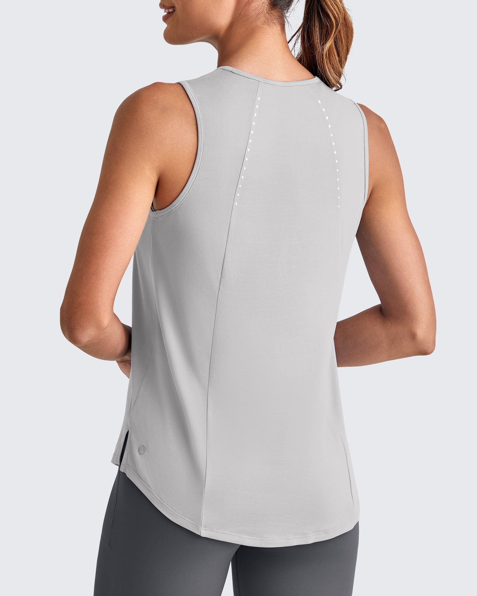 G4Free - Lightweight Athletic Sleeveless Long Tank Tops -GF25L416BA-S