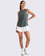 G4Free - Lightweight Athletic Sleeveless Long Tank Tops -GF25L416BA-S
