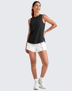 G4Free - Lightweight Athletic Sleeveless Long Tank Tops -GF25L416BA-S
