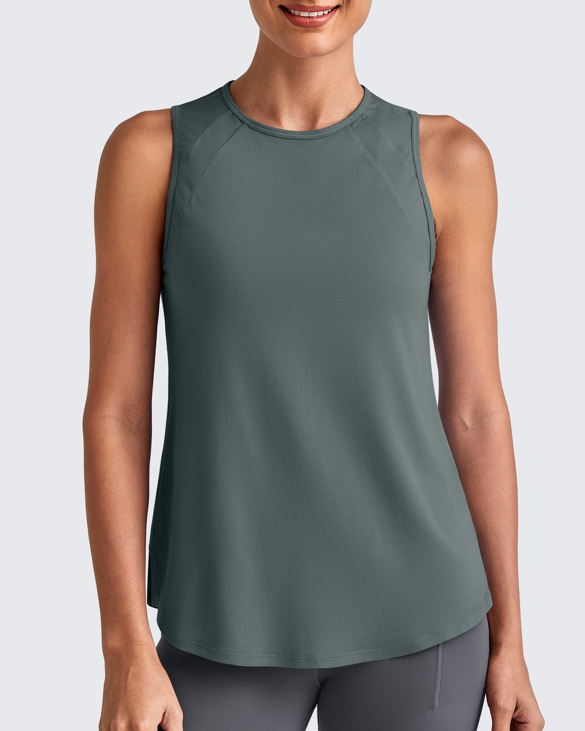 G4Free - Lightweight Athletic Sleeveless Long Tank Tops -GF25L416DA-S