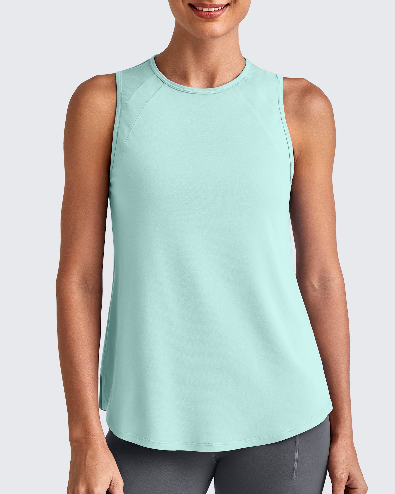 G4Free - Lightweight Athletic Sleeveless Long Tank Tops -GF25L416EA-S