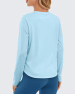 G4Free - Lightweight Cropped Workout Sun Long Sleeve Tops -GF24B209AA-S