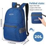 G4Free - Lightweight Packable 20L Waterproof Hiking Backpack -D04V650A
