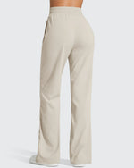 G4Free - Lightweight Straight Leg Ruched Drawstring Joggers -GF25D748AA-S