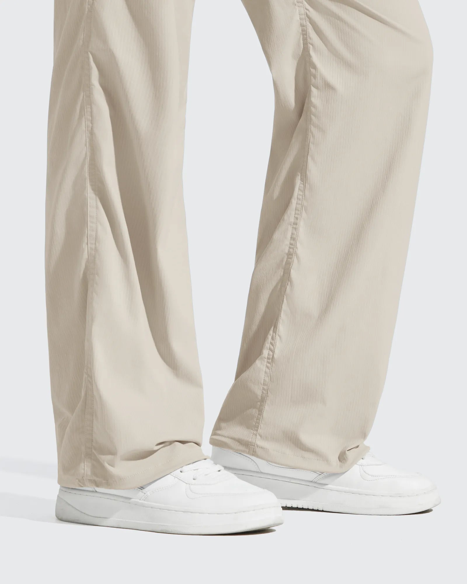 G4Free - Lightweight Straight Leg Ruched Drawstring Joggers -GF25D748AA-S