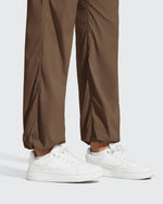 G4Free - Lightweight Straight Leg Ruched Drawstring Joggers -GF25D748AA-S