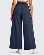 G4Free - Lightweight Wide Leg Palazzo Ankle Pants -GF25J497CA-S