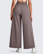 G4Free - Lightweight Wide Leg Palazzo Ankle Pants -GF25J497CA-S