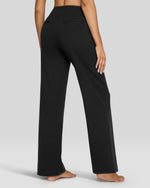 G4Free - Loose Business Casual Pants + BareFeel Half Zip Slim Fit Tops -GF23J183AF-XS+GF25K335DF-XS