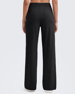 G4Free - Loose Front Pleats Drawstring Casual Pants -GF24J310AA-S