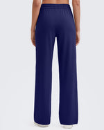 G4Free - Loose Front Pleats Drawstring Casual Pants -GF24J310AA-S