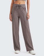 G4Free - Loose Front Pleats Drawstring Casual Pants -GF24J310CA-S