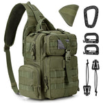 G4Free - Men's Tactical EDC Sling Backpack with Pistol Holster -D02V759D