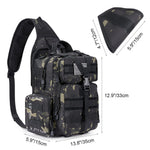 G4Free - Men's Tactical EDC Sling Backpack with Pistol Holster -D02V759D