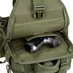G4Free - Men's Tactical EDC Sling Backpack with Pistol Holster -D02V759D