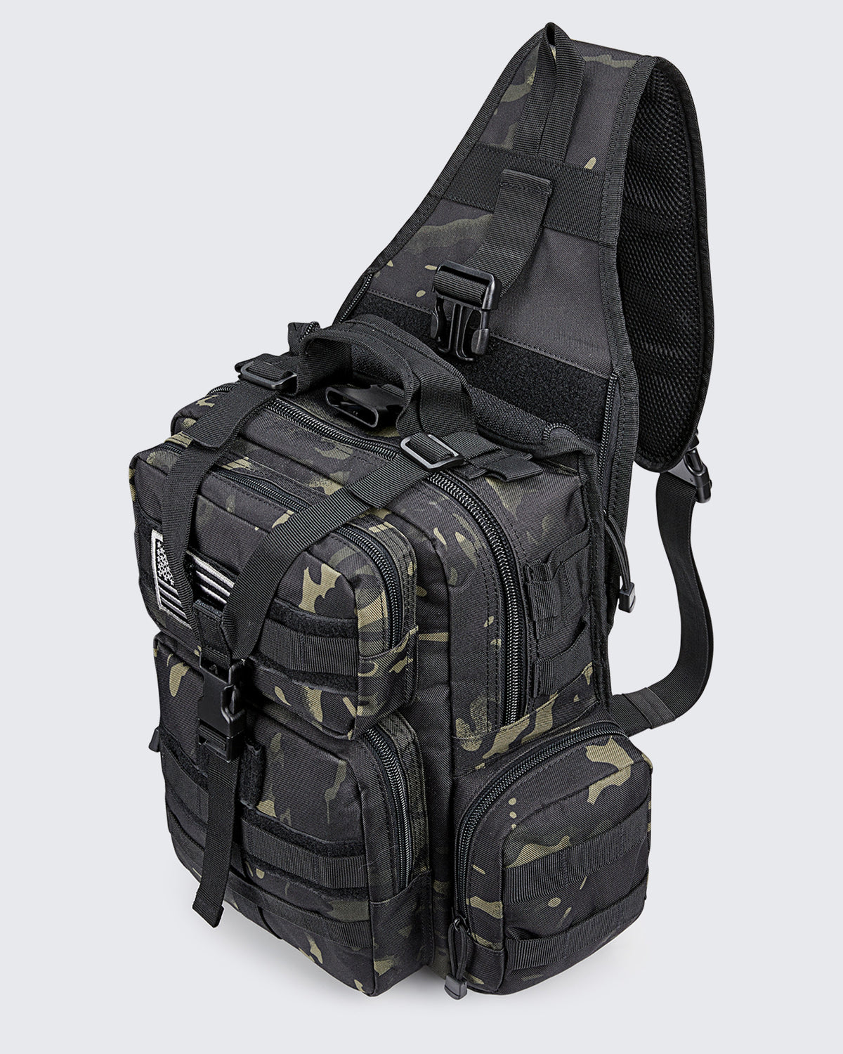 G4Free - Men's Tactical EDC Sling Backpack with Pistol Holster -D02V759D