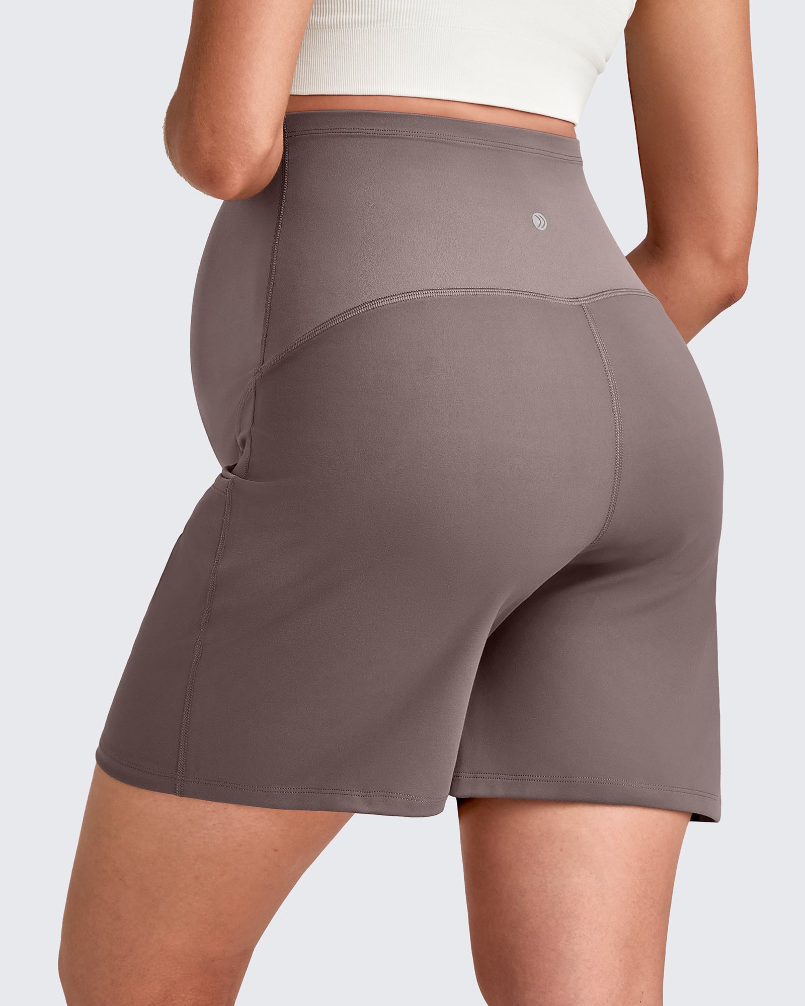 G4Free - Over The Belly Pregnancy Athletic Shorts 6'' -GF25EY556AF-XS
