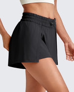 G4Free - Quick Dry 2 in 1 Athletic Running Shorts -GF25E412AA-S