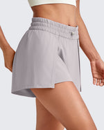 G4Free - Quick Dry 2 in 1 Athletic Running Shorts -GF25E412BA-S