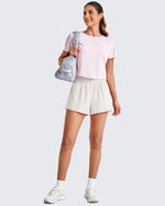 G4Free - Quick Dry 2 in 1 Athletic Running Shorts -GF25E412EA-S