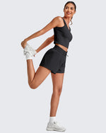 G4Free - Quick Dry 2 in 1 Athletic Running Shorts -GF25E412EA-S