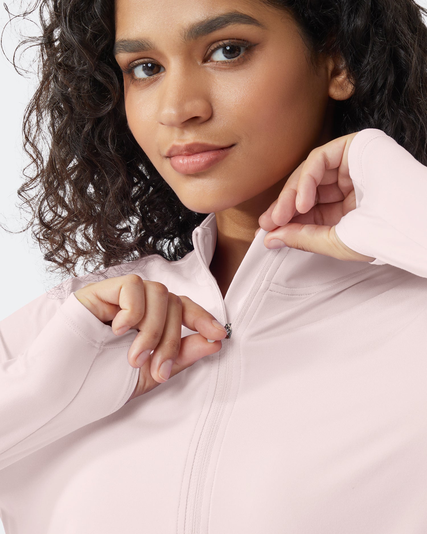G4Free - Quick Dry High Neck Sun Half Zip Tops -GF23B126KF-XS