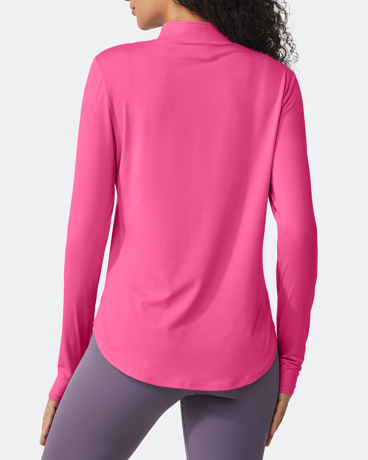 G4Free - Quick Dry High Neck Sun Half Zip Workout Tops -GF23B126AF-XS-GF23B126AA-S-GF23B126AB-M-GF23B126AC-L-GF23B126AD-XL