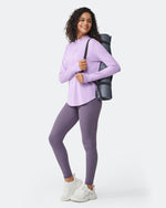 G4Free - Quick Dry High Neck Sun Half Zip Workout Tops -GF23B126KF-XS