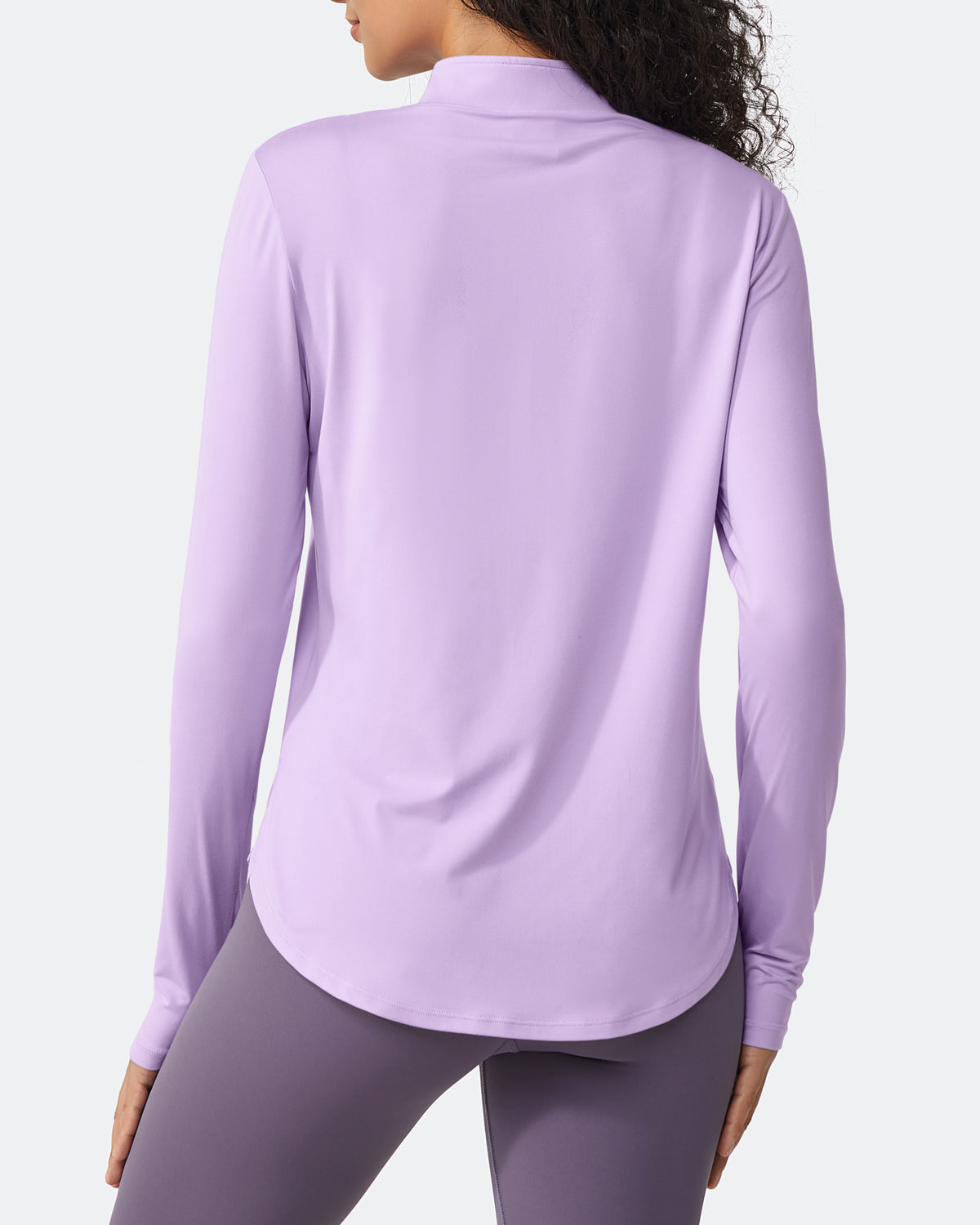 G4Free - Quick Dry High Neck Sun Half Zip Workout Tops -GF23B126KF-XS