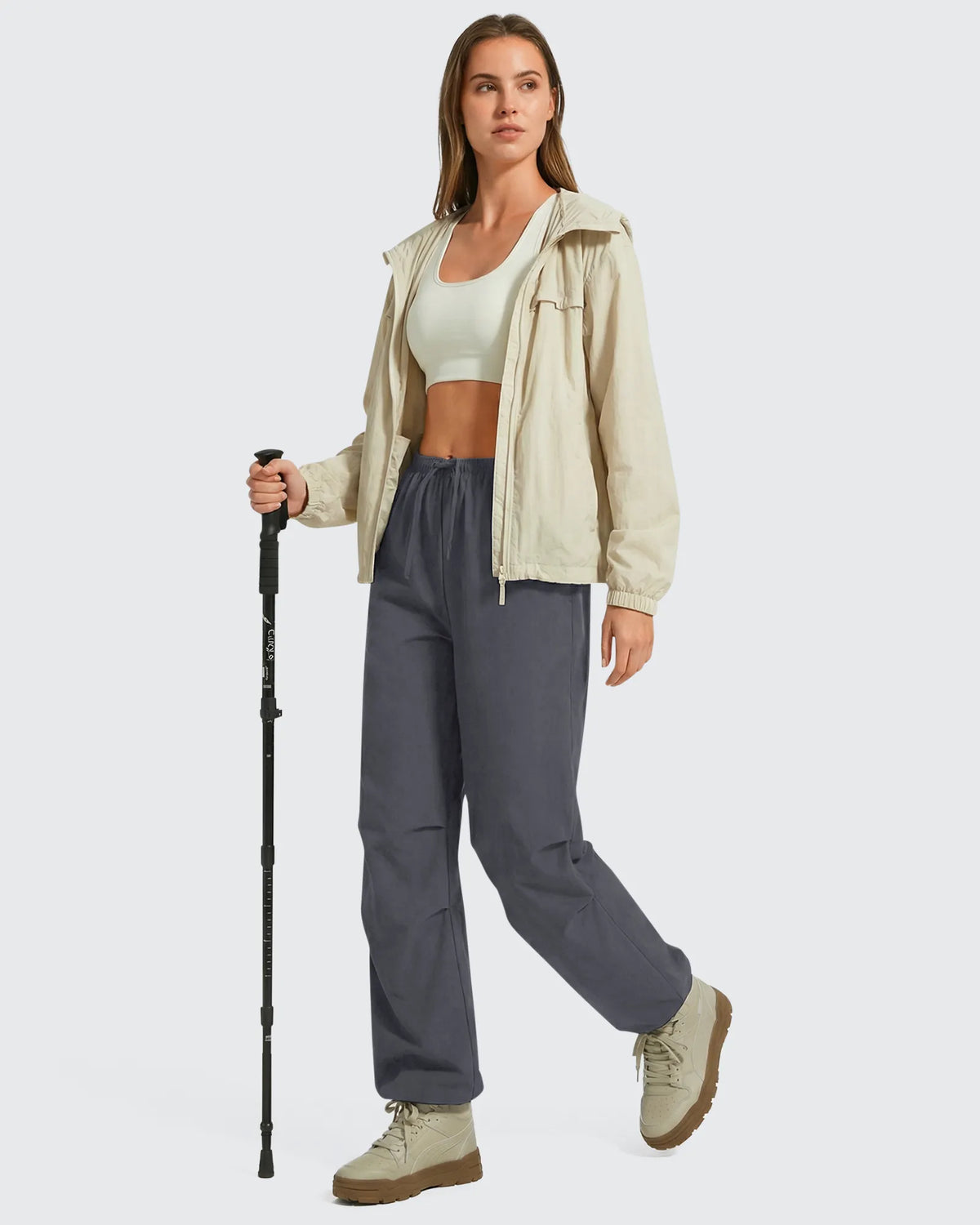 G4Free - Quick Dry UPF 50+ Water Resistant Hiking Parachute Pants -GF26J824A001A-S