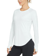 G4Free - Quick Dry UV Tunic Workout Long Sleeve -GF22B055BA-S