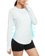 G4Free - Quick Dry UV Tunic Workout Long Sleeve -GF22B055BA-S