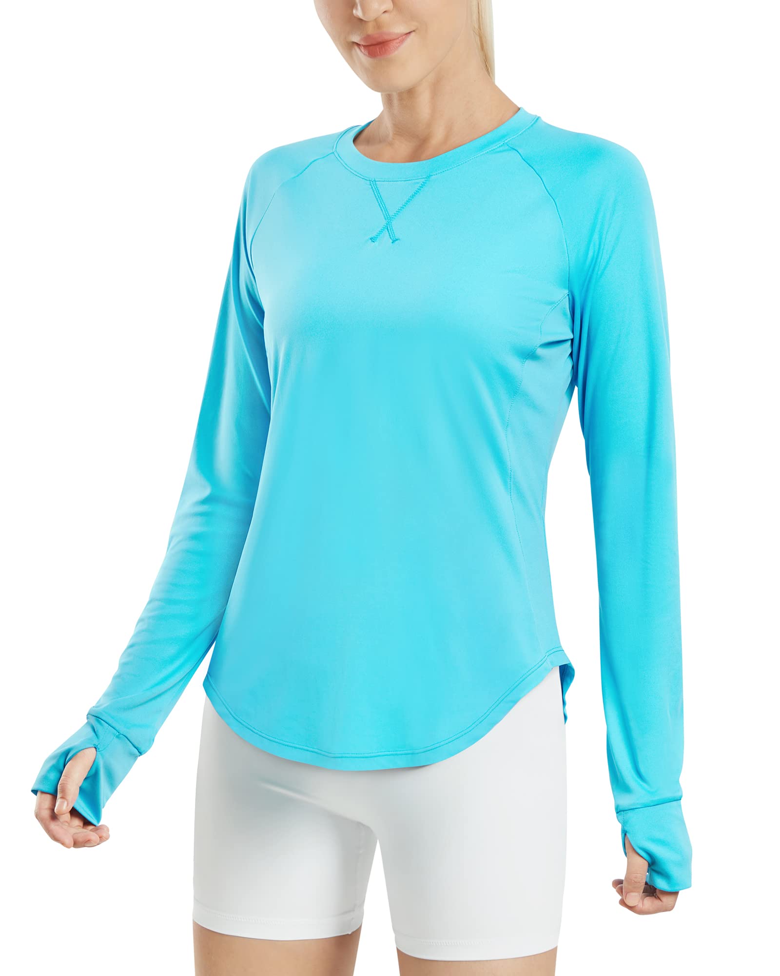 G4Free - Quick Dry UV Tunic Workout Long Sleeve -GF22B055DA-S