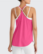 G4Free - Quick Dry Y Back Athletic Sleeveless Tanks -GF25L386AA-S