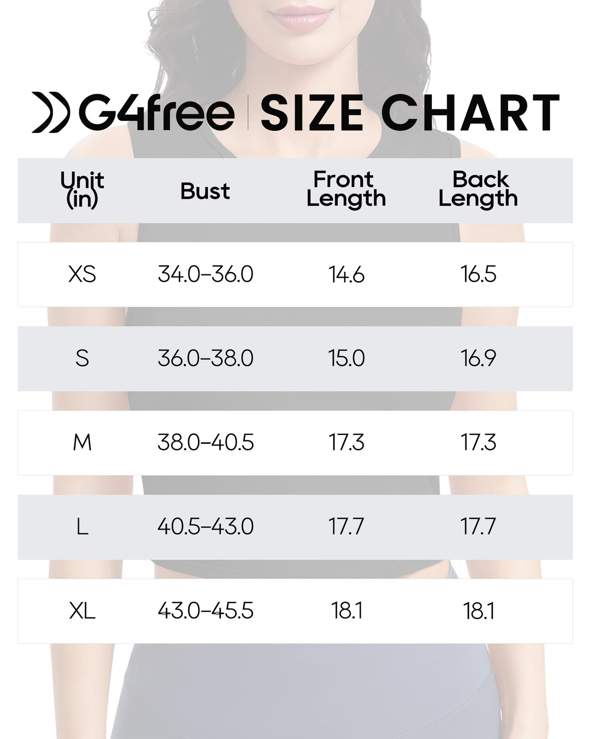 G4Free - Racerback Crop Sleeveless Tank Tops -GF24B223AA-S