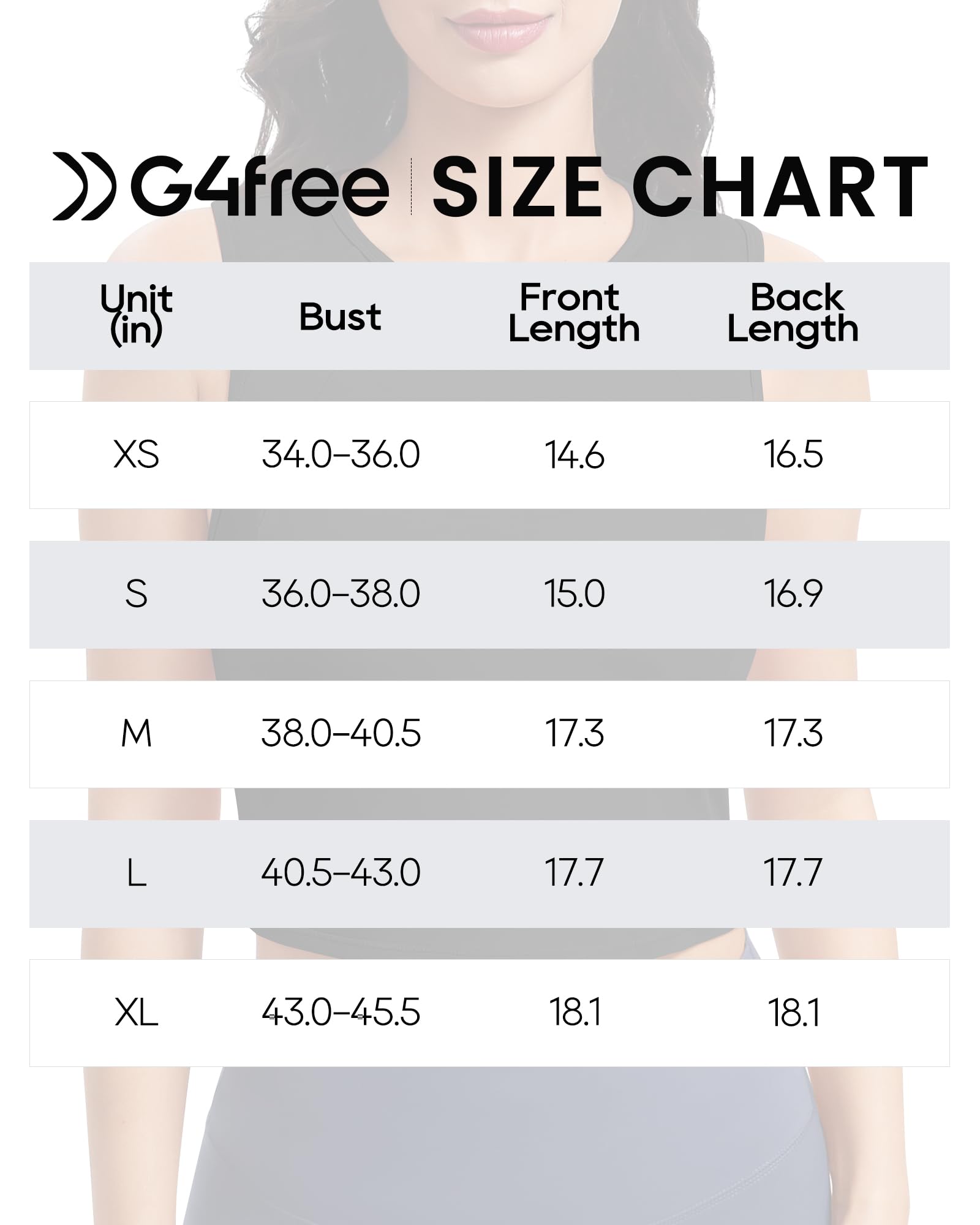 G4Free - Racerback Crop Sleeveless Tank Tops -GF24B223AA-S