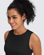 G4Free - Racerback Crop Sleeveless Tank Tops -GF24B223AA-S