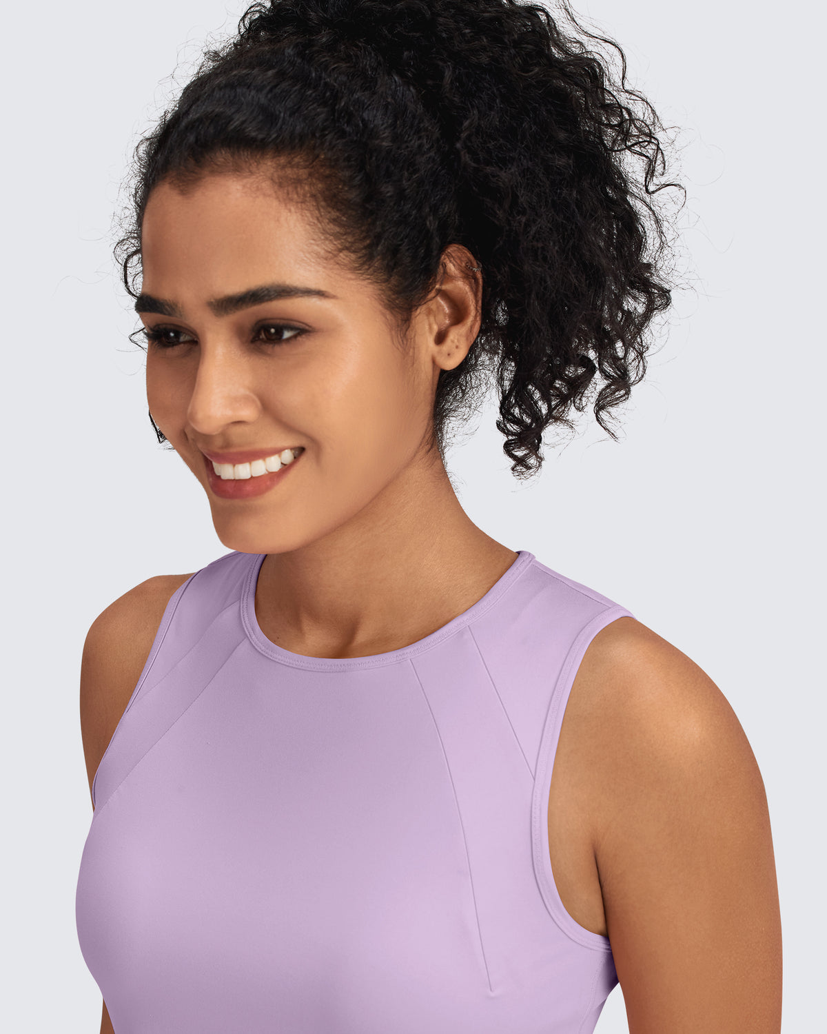 G4Free - Racerback Crop Sleeveless Tank Tops -GF24B223AA-S