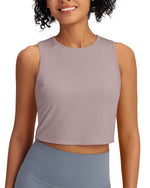 G4Free - Racerback Crop Sleeveless Tank Tops -GF24B223JA-S