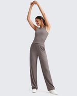 G4Free - Ribbed High-Rise Seamless Work Pants -GF24J315AA-S