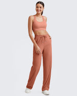 G4Free - Ribbed High-Rise Seamless Work Pants -GF24J315AA-S