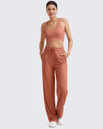 G4Free - Ribbed High-Rise Seamless Work Pants -GF24J315AA-S