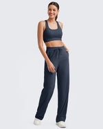 G4Free - Ribbed High-Rise Seamless Work Pants -GF24J315AA-S