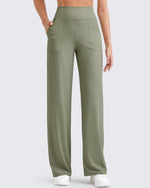 G4Free - Ribbed High-Rise Seamless Work Pants -GF24J315AA-S