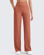 G4Free - Ribbed High-Rise Seamless Work Pants -GF24J315AA-S