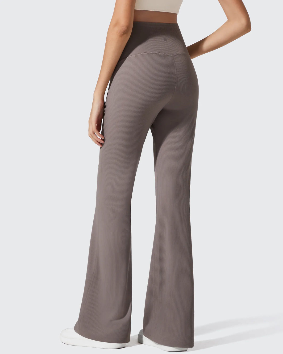 G4Free - Ribbed Maternity Flare Yoga Pants with Pockets -GF25AY587AA-S