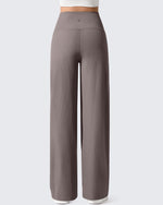 G4Free - Ribbed Maternity Wide Leg Casual Yoga Pants -GF25JY537AF-XS